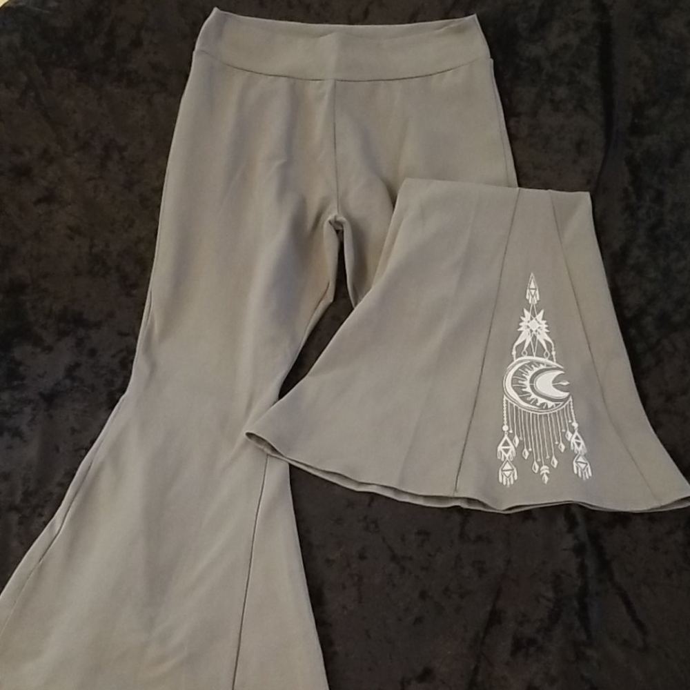 Moon Catcher Bells Wide Bell Bottom Pants